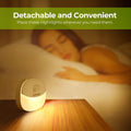 Rechargeable Battery Night Light, Mini with Motion Sensor, Warm White LED Stick-On Closet Light with Dusk to Dawn Sensor, Adjustable Brightness for Wall, Stairs, Hallway, Cabinet (2 Pack)