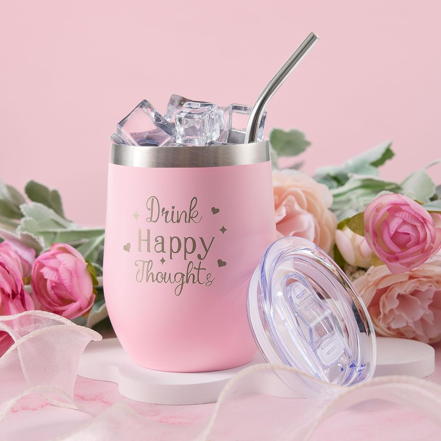 Mothers Day Birthday Gifts for Women Mom Wife Grandma Daughter Friends Sister, Unique Gifts for Women Her Girlfriend Teacher Coworker, Self Care Get Well Soon Gift, Luxury Rose Spa Bath Gift Basket