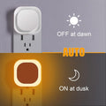 2 Pack Amber Night Light, Dusk to Dawn Sensor, Warm Glare-Free Reflected Glow, 3-Level Dimmer, Auto On/Off, Plug-In LED Nightlight for Bedroom, Kids, Bathroom, Sleep, Baby Nursery, Toddler
