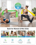 Pilates Flexbands, 5-Pack Latex-Free Resistance Bands Set – Exercise Bands for Pilates, Yoga, Stretching & Physical Therapy | Home Gym Equipment for Women & Men