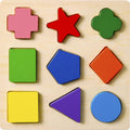 Preschool Colorful Wooden Shape Puzzle