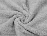 Luxury 6 Piece Towel Set, 2 Bath Towels 2 Hand Towel 2 Washcloths, 600 GSM 100% Cotton Turkish Towels for Bathroom, Light Grey Towel Sets