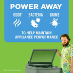 Washing Machine Cleaner, Helps Power Away Odor Causing Bacteria & Grime Deep inside Pump, Valve & Hoses, 6 Time Release Tablets, 6 Month Supply