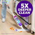 Powermop Multi-Surface Mop Kit for Floor Cleaning, Fresh Scent, Mopping Kit Includes Powermop, 2 Mopping Pad Refills, 1 Floor Cleaning Solution with Fresh Scent and 2 Batteries