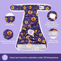 Washable Female Diapers (3 Pack) Female Dog Diapers, Comfort Reusable Doggy Diapers for Girl Dog in Period Heat (Cute Flower, XS)