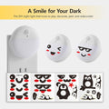 2 Pack Plug in Sleep Night Light with Motion Sensor and Dusk to Dawn Sensor, 3 Modes, Soft Glow, Stepless Dimming, LED Lights for Bedroom, Sleep, Baby Nursery, Kids, Toddler, Home Decor (Amber)