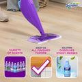 Wetjet Multi-Purpose Floor Cleaner Solution with Febreze Refill, Hardwood Floor Cleaner, Lavender Scent, 1.25 Liter -42.2 Fl Oz (Pack of 2)
