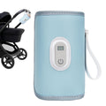 Rechargeable Bottle Warmer - Portable Milk Warmer, Fast Heating Bottle Warming for Breastmilk & Water | Precise Temperature Control, Digital Display for Travel, Mom & Dad, Home