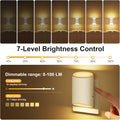 LED Night Light Plug into Wall with Motion Sensor & Dusk to Dawn Sensor, Soft White 3000K, 1-100LM Adjustable Brightness, Nightlights for Bathroom, Hallways, Bedroom, Stairway, 2 Pack
