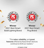 Kasa Outdoor Smart Plug, Smart Home Wi-Fi Outlet Timer, Max Load 15A/1875W, IP64 Weather Resistance, Compatible with Alexa, Google Home & Smartthings, No Hub Required, ETL Certified(Kp401)
