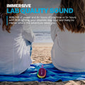 , Pop Party, Portable Bluetooth Speaker, Waterproof, RGB Lighting, Labsync, Mulberry