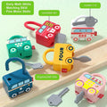 Montessori Educational Toys Learning Games Busy Board - Toddler Car Activities - Baby Sensory Fine Motor Skills Developmental Toys - Gifts for 12 18 24 Month Age 1 2 3 4 One Two Year Old Boys Girls