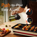 - Original 16Oz/470Ml Olive Oil Dispenser Bottle for Kitchen Gadgets and Air Fryer Accessories - Olive Oil Sprayer for Cooking W/Stickers - Black&Green