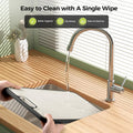 Titanium Cutting Board for Kitchen, Cutting Board Double Sided Food Grade, Pure Titanium/Pp, Easy to Clean Large Size 15”×10.3”