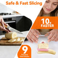3-In-1 Strawberry Banana & Egg Slicer Cup | Detachable Fruit Cutter with Push Plate for Effortlessly Safe Slicing | Quick Meal Prep & Snacks Kitchen Gadget (Pink)