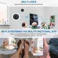 Mini Security Camera, A9 Mini Camera, 1080P HD Wifi Home Indoor Outdoor Camera for Baby/Pet/Nanny, IP Camera Remote Viewing for Security with Ios,Android Phone APP