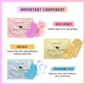 under Eye Patches Gold and Hyaluronic Acid for Puffy Eyes,Rose Eye Masks for Dark Circles and Puffiness Skin Care Smooth Wrinkles Products 30 Pairs