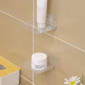 2 Pack Clear Acrylic Floating Shelves, Wall Mounted, No Drill, Space Saving, Transparent, Secure Mounting, Easy Installation, Cable Management, Bathroom Office Home