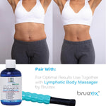 Lymphatic Drainage Massage Oil with Arnica & Menthol for after Procedure Body Care & Lymphatic Drainage Massager, Liposuction, 360 Lipo, BBL, Tummy Tuck Body Massage, Cooling Formula - 8.5 Oz