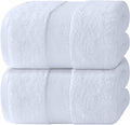Luxury Bath Sheets Towels for Adults Extra Large 35X70 Inch - 700 GSM Turkish Cotton, Highly Absorbent | Hotel Collection | 2 Pack