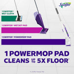 Powermop Multi-Surface Mop Kit for Floor Cleaning, Fresh Scent, Mopping Kit Includes Powermop, 2 Mopping Pad Refills, 1 Floor Cleaning Solution with Fresh Scent and 2 Batteries