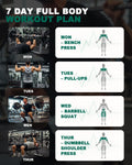 Workout Gloves for Men, Weight Lifting Gloves with Wrist Wrap Support, Full Palm Protection & Extra Grips for Weightlifting, Exercise, Cross Training, Fitness, Pull-Up