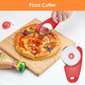 Kitchen Unique Gadgets Set 6 Pieces, Space Saving, Cheese Grater, Bottle Opener, Fruit Vegetable Peeler, Pizza Cutter, Garlic Ginger Grinder, Herb Stripper Gift Set