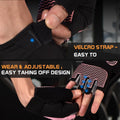 Workout Gloves for Women - Breathable Weight Lifting Gloves with Non-Slip Silicone Padding, Fingerless Gym Gloves for Cycling, Rowing, Pull Ups & Training (4 Sizes)