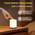 Touch Night Light for Baby Nursery, Small Cordless Lamp, Dimmable Portable Rechargeable Battery Operated Night Light, Wireless Bedside Mini Lamp for Bedroom, Bathroom