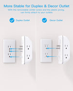 Outlet Extender with Night Light,  Multi Plug Outlet, USB Wall Charger Surge Protector 4 USB Ports(1 USB C), Power Strip Electrical Outlet Splitter Expander for Home Office Dorm Room, ETL