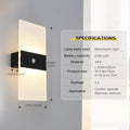 Rechargeable Battery Operated Wall Sconces Set of 2,Magnetic Wireless Led Wall Lamp, Motion Sensor Wall Lights Indoor Dimmable Night Light with Switch for Bedroom,Living Room,Hallway,Stair