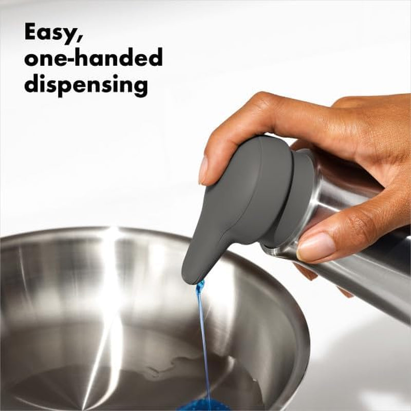 Good Grips Stainless Steel Soap Dispenser, Kitchen and Bathroom Accessories