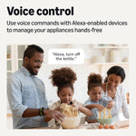 Smart Plug, Works with Alexa Only, Voice Control, Remote APP Control, Schedule, Compact Design, Versatile, 2.4 Ghz Wi-Fi, No Hub Required, 4-Pack, White