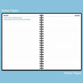 Workout Log for Women & Men - A5 Fitness Planner/Journal to Track Weight Loss, Workout Journal for GYM, Bodybuilding Progress - Daily Health & Wellness Tracker, Black