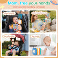Busy Board for 1 2 3 Year Old - Montessori Travel Toy with Fine Motor Activities, Busy Cube Sensory Learning for Toddlers 1-3 - Perfect Baby Boy Girl Gift & Airplane Car Activity