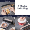 Handheld Vacuum Sealer â€“ Portable Food Preservation Machine with 3 Modes, Compact Automatic Sealing System for Dry & Wet Foods (Vacuum Sealer + 5 Pcs Vacuum Seal Bags)