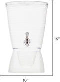 Bark Beverage Dispenser, 2.5 Gallon, Clear, (Pack of 1)