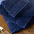 '- Luxury 6 Piece Towel Set, 100% Turkish Cotton, Quick Drying, Highly Absorbent & Comfy, Includes 2 Bath Towels, 2 Hand Towels & 2 Washcloths | (Navy)