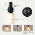 Motion Sensor Night Lights Indoor, Dimmable Lighting Decor for Stair, Bedroom, Kids Room,Magnetic Hallway Rechargeable LED Wireless Battery Operated Wall Sconce