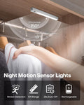 6 Pack Led under Cabinet Lights Wireless with Charging Station, 7â€™â€™ Rechargeable Motion Sensor Light Indoor, Dimmable Closet Lights for Cabinets, Bookshelf, Stair, Hallway