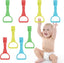 8Pcs Pull up Rings - Baby Walking Exercises Assistant - Bed & Crib Stand up Rings (4 Colors)