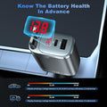 Retractable Car Charger 4 in 1, Car Charger USB C Fast Charge 84W Cigarette Lighter USB Charger, Travel Essentials Car Accessories Gifts for Men Women for Iphone 17 16 15 14 13 12 Pro Max, Samsung